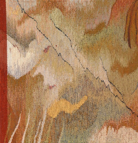 Roman Wall Painting 1
Wool , silk and linen
24”x24”, 2009
Roman Wall Painting 1
Wool , silk and linen
24”x24”, 2009